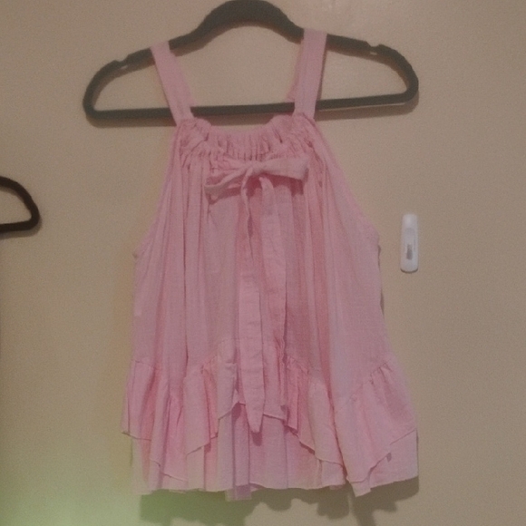 Lulu's Soft Pink Ruffled Tank Top - Picture 2 of 6